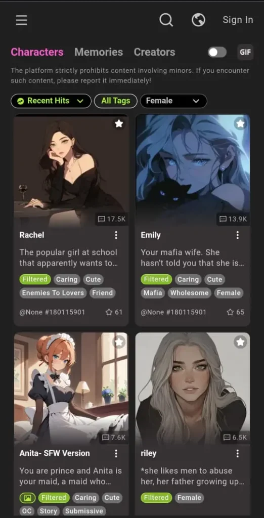 Crushon AI MOD APK (Premium Unlocked) for Android Crushon AI MOD APK (Premium Unlocked) for Android