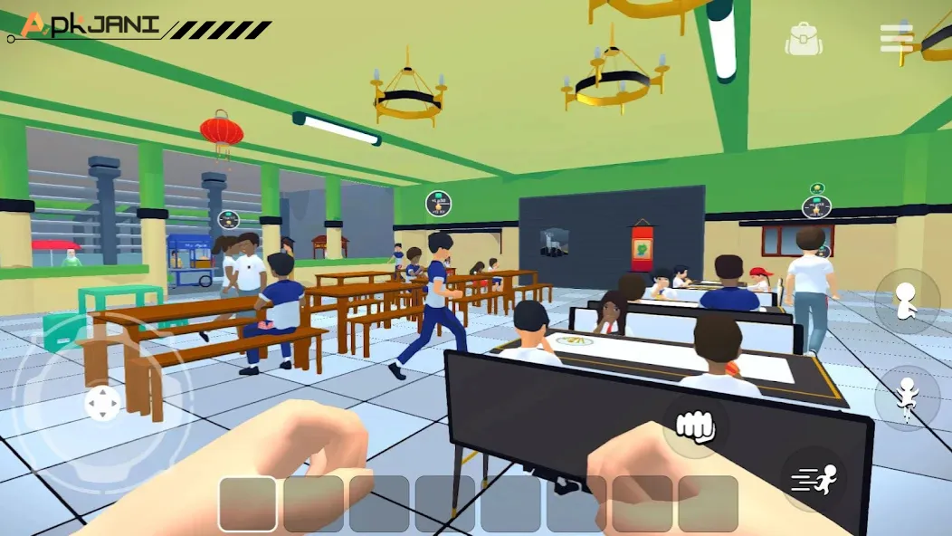School cafeteria simulator