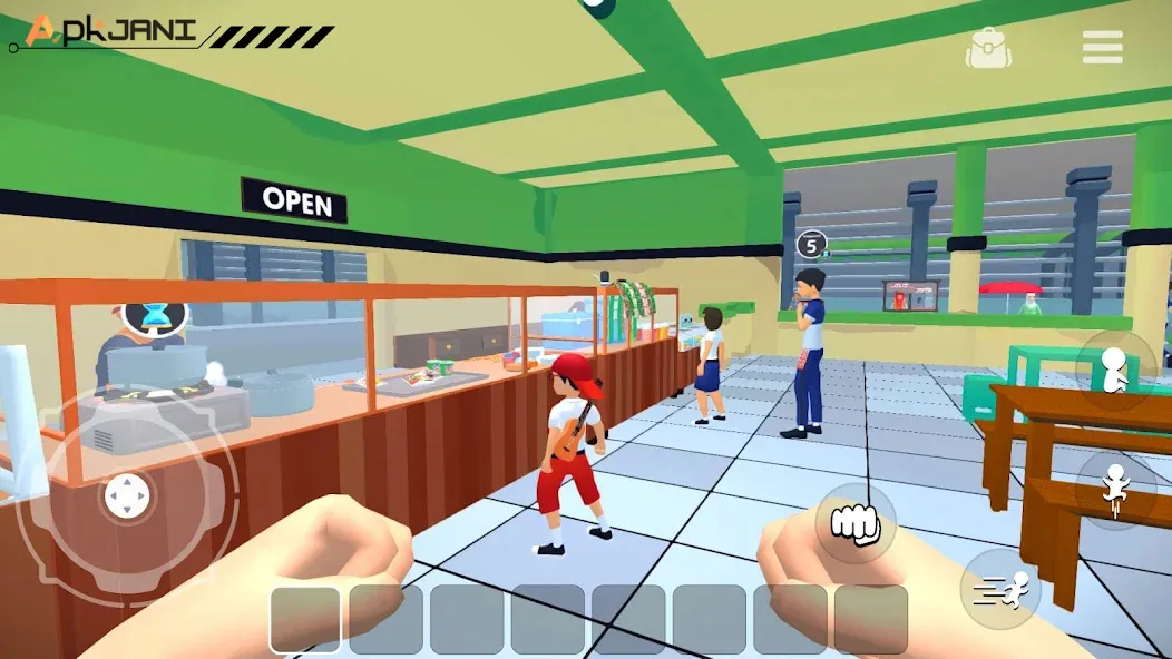 School cafeteria simulator