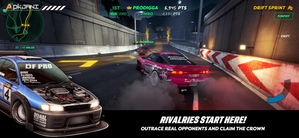 Static shift racing